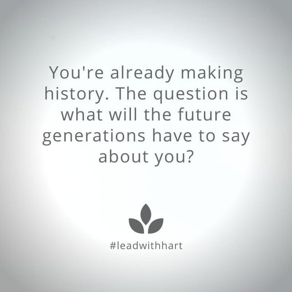 Youre already making history