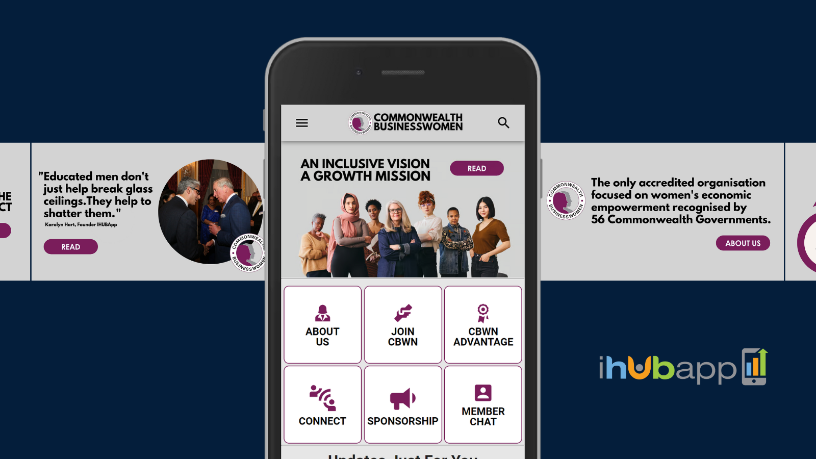 Image of Commonwealth Businesswomen's Network new IHUBApp