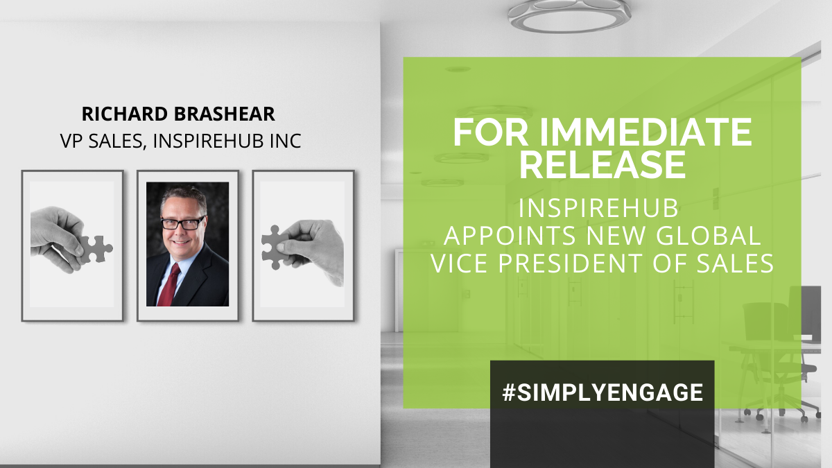 InspireHUB Hires New Global VP of Sales: Richard Brashear
